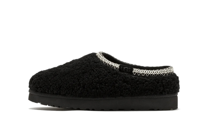 UGG Tasman Maxi Curly Slipper Black (Women's)