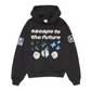 Broken Planet Escape To The Future Hoodie Soot Black