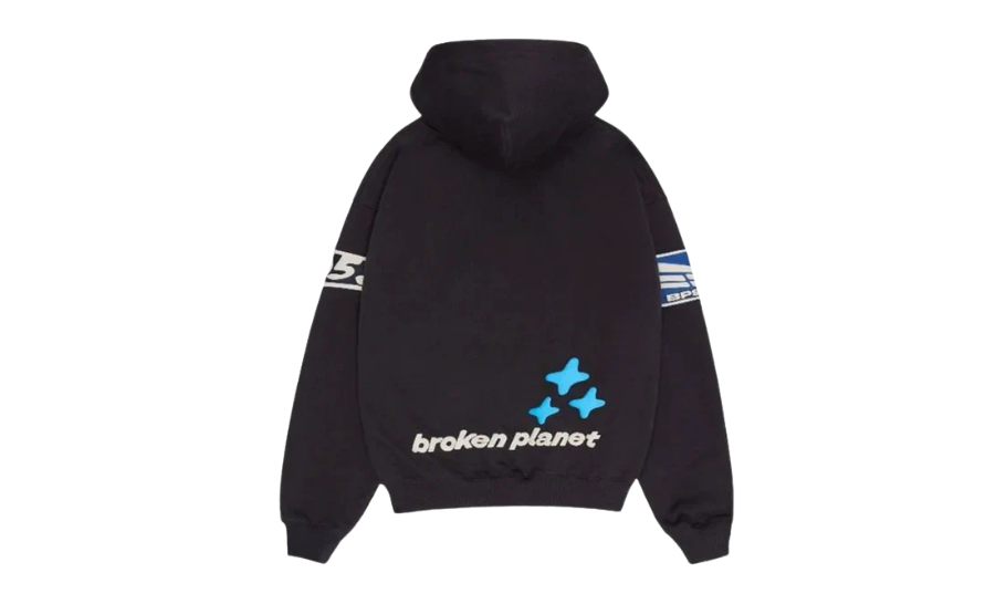 Broken Planet Escape To The Future Hoodie Soot Black