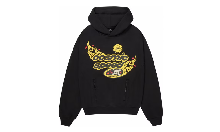 Broken Planet Cosmic Speed Hoodie Midnight Black