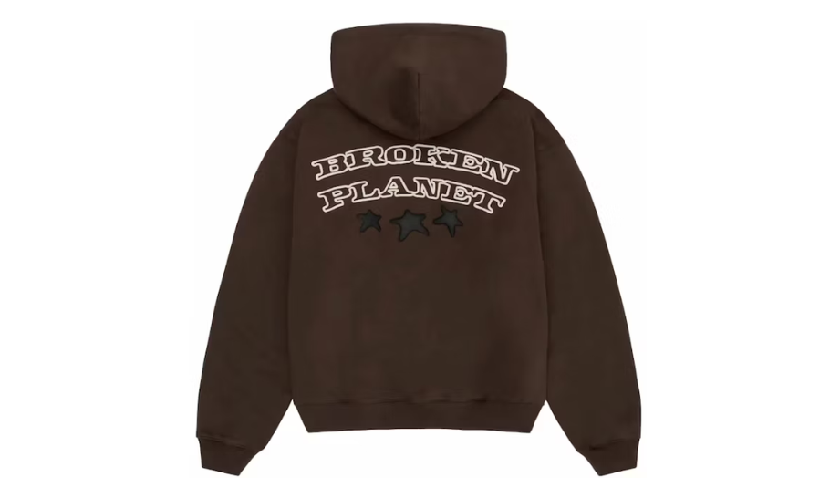 Broken Planet Out Of Service Hoodie Brown