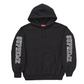 Supreme Collegiate Sleeve Hooded Sweatshirt Black