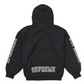 Supreme Collegiate Sleeve Hooded Sweatshirt Black