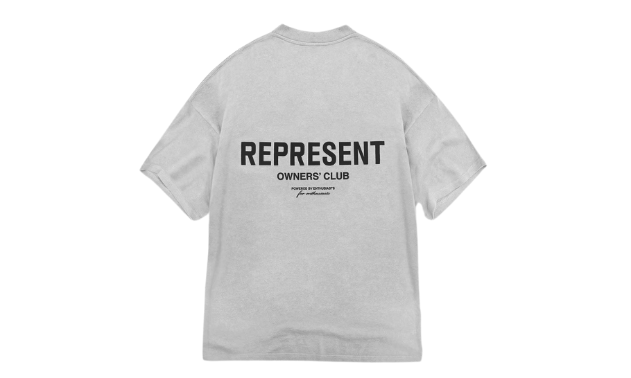 Represent Owners Club T-Shirt Ash Grey/Black