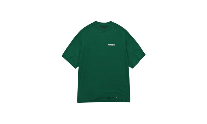 Represent Owner Club T-Shirt Racing Green/White