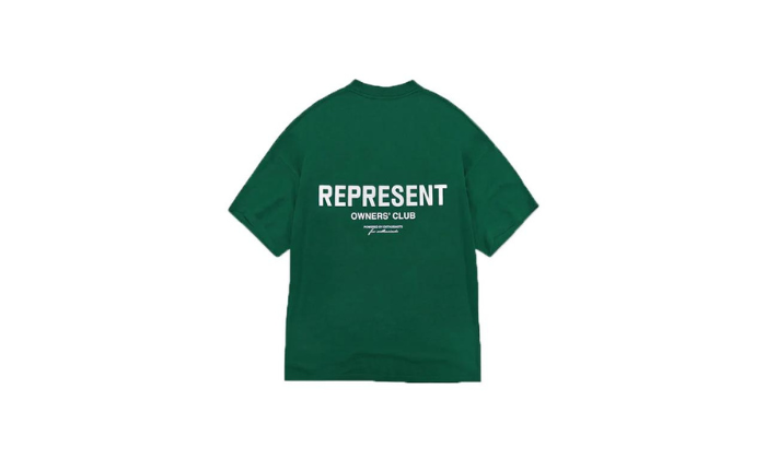 Represent Owner Club T-Shirt Racing Green/White