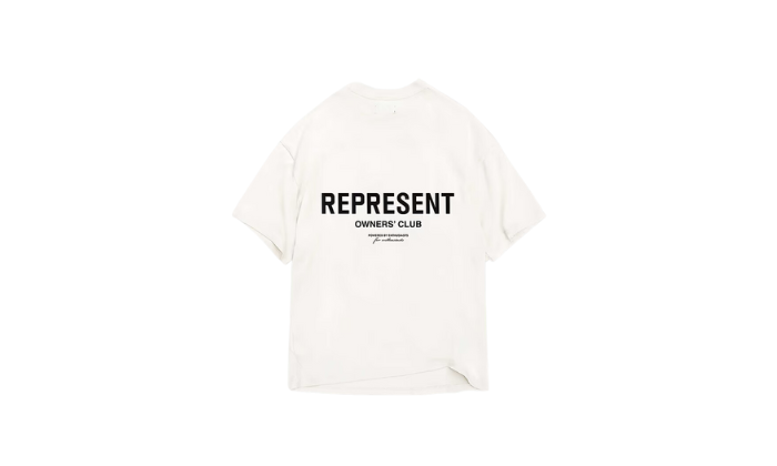 Represent Owner Club T-Shirt Flat White/Black