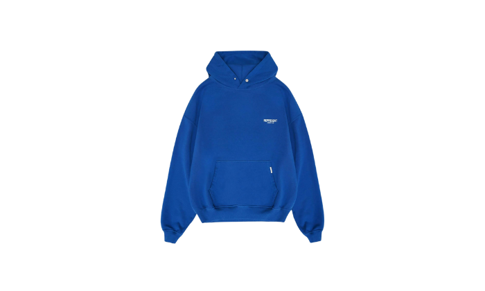 Represent Owner Club Hoodie Cobalt Blue/White