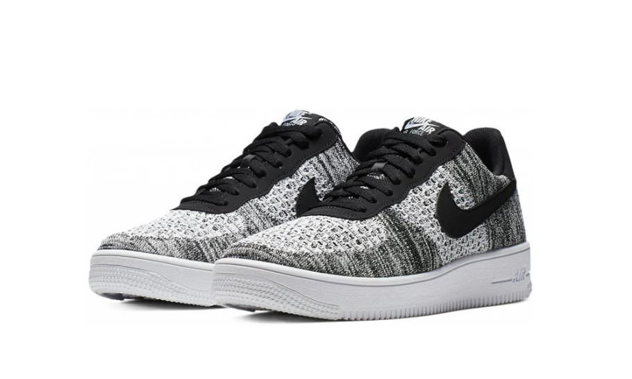 Nike Air Force 1 Flyknit 2 Black Pure Platinum