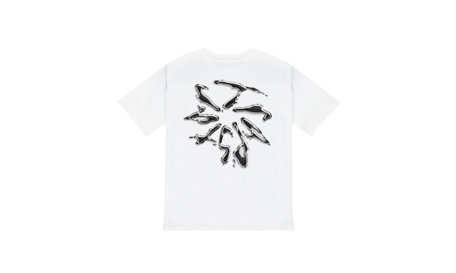 Trapstar Liquid Chrome Tee White