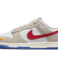 Nike Dunk Low Light Iron Ore Red Blue 