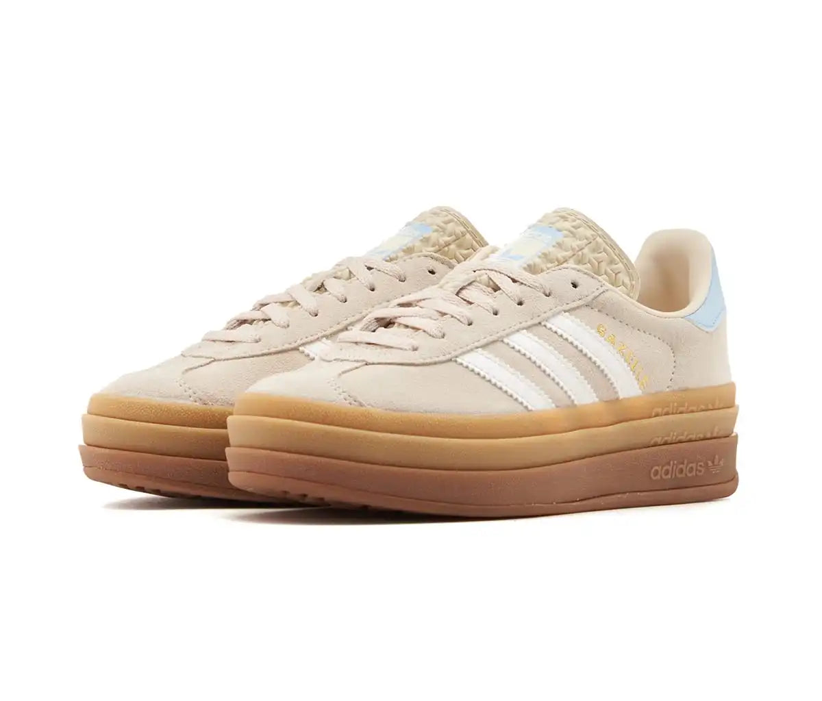 adidas Gazelle Bold Wonder White Clear Sky Kids soleHub