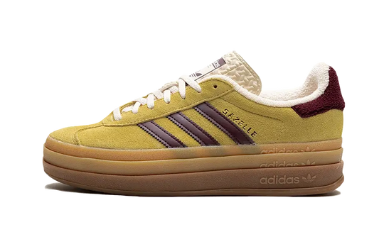 adidas Gazelle Bold Almost Yellow Maroon (Women's)