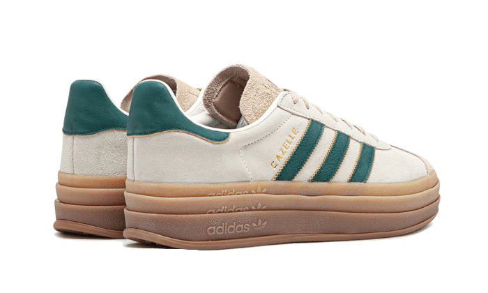 adidas Gazelle Bold Magic Beige Collegiate Green (Women's)