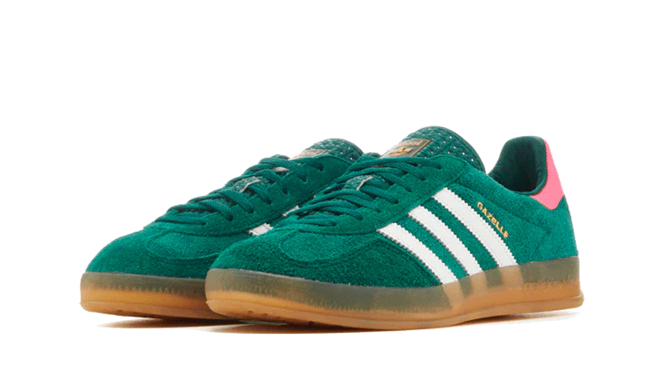 adidas Gazelle Indoor Collegiate Green Lucid Pink (Women's)