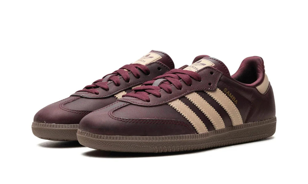 adidas Samba OG Maroon Crystal Sand (Women's)