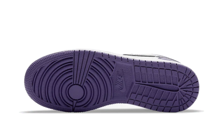 Jordan 1 Low Court Purple White