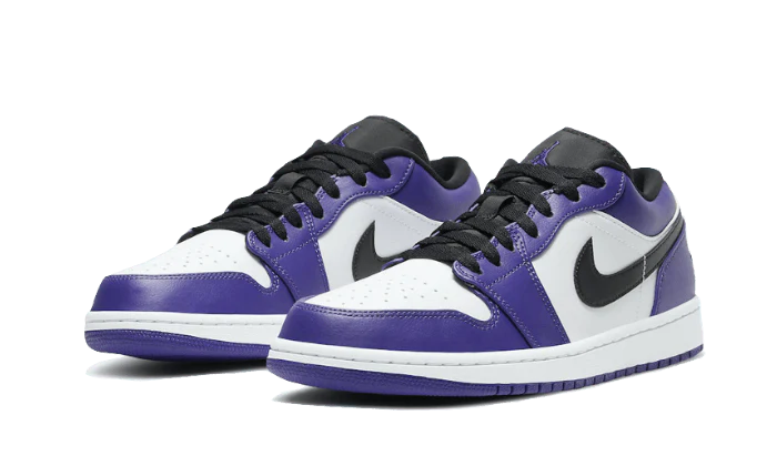 Jordan 1 Low Court Purple White