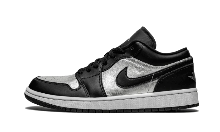 Jordan 1 Low SE Black Metallic Silver (Women's)