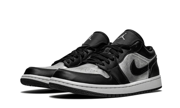 Jordan 1 Low SE Black Metallic Silver (Women's)