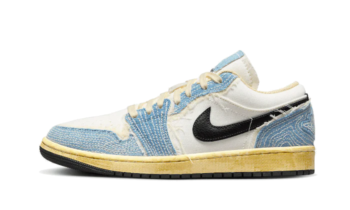 Jordan 1 Low SE WRMK Sashiko Denim