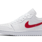 Jordan 1 Low White University Red (Women's)