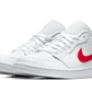 Jordan 1 Low White University Red (Women's)