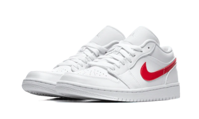 Jordan 1 Low White University Red (Women's)