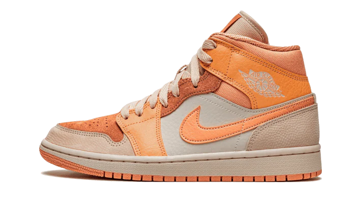 Jordan 1 Mid Apricot Orange (Women's)