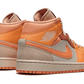 Jordan 1 Mid Apricot Orange (Women's)