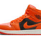 Jordan 1 Mid SE Rush Orange Crimson Bliss (Women's)