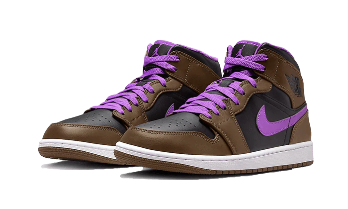 Jordan 1 Mid Purple Mocha