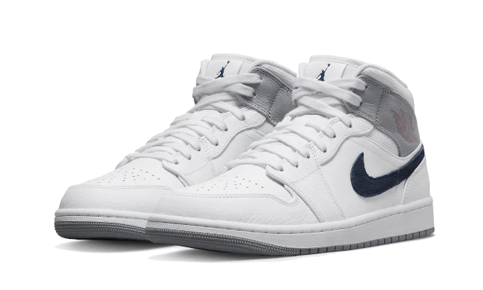 Jordan 1 Mid Paris White