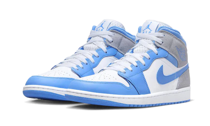 Jordan 1 Mid University Blue Grey