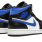 Jordan 1 Mid White Black Racer Blue (GS)