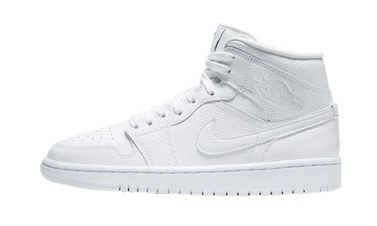 Jordan 1 Mid White Snakeskin (Women's)