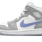 Jordan 1 Mid Wolf Grey Aluminum (Women's)