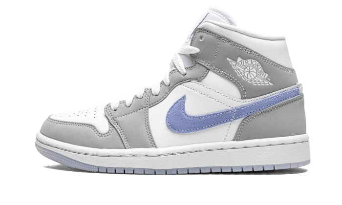 Jordan 1 Mid Wolf Grey Aluminum (Women's)