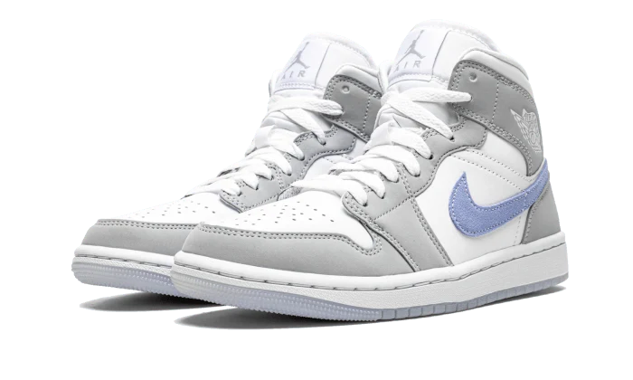 Jordan 1 Mid Wolf Grey Aluminum (Women's)