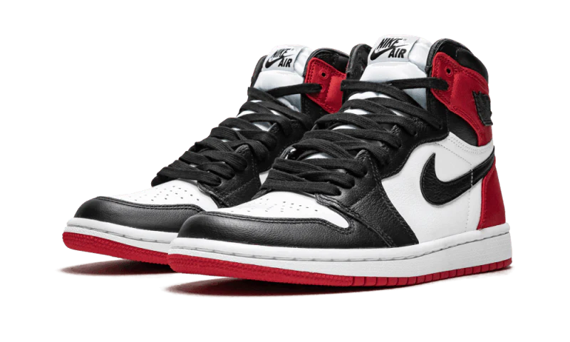 Jordan 1 Retro High Satin Black Toe (Women's)