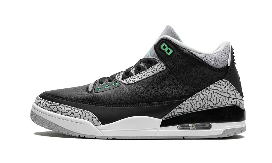 Jordan 3 Retro Green Glow