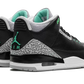 Jordan 3 Retro Green Glow