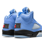 Jordan 5 Retro UNC University Blue