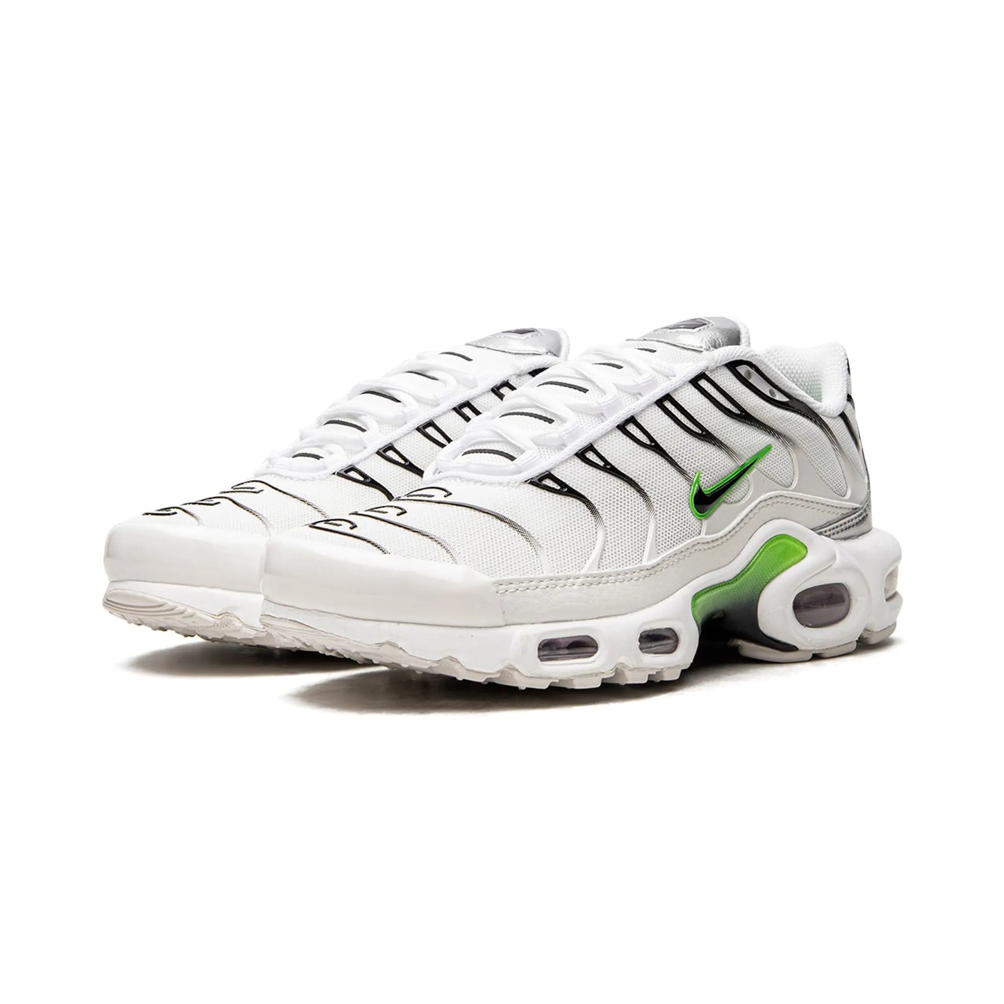 Nike Air Max Plus White Neon Metallic Silver (Women's)