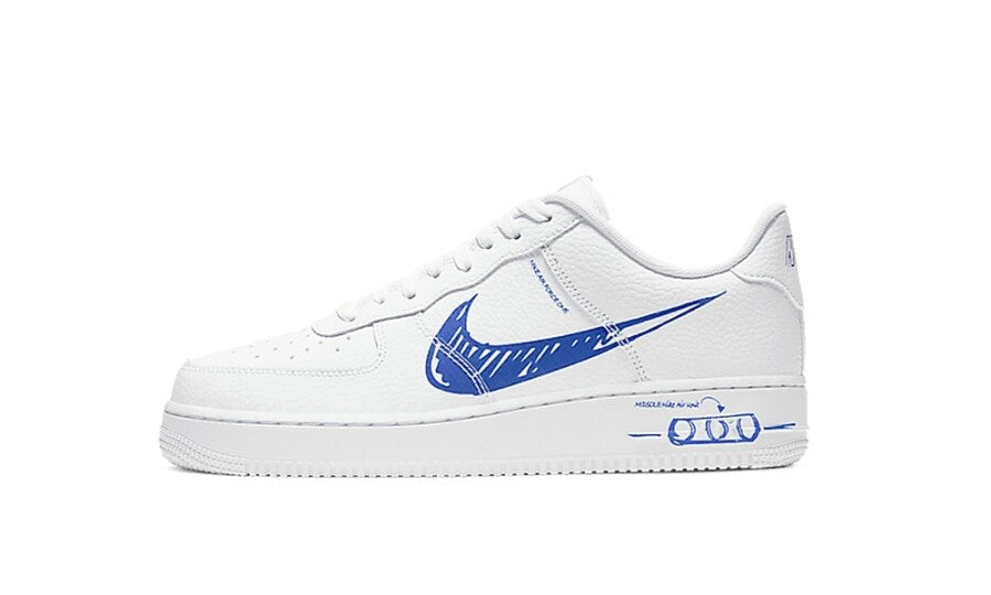 Nike Air Force 1 Low Sketch White Royal