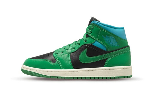 Jordan 1 Mid Lucky Green Aquatone (Women's)