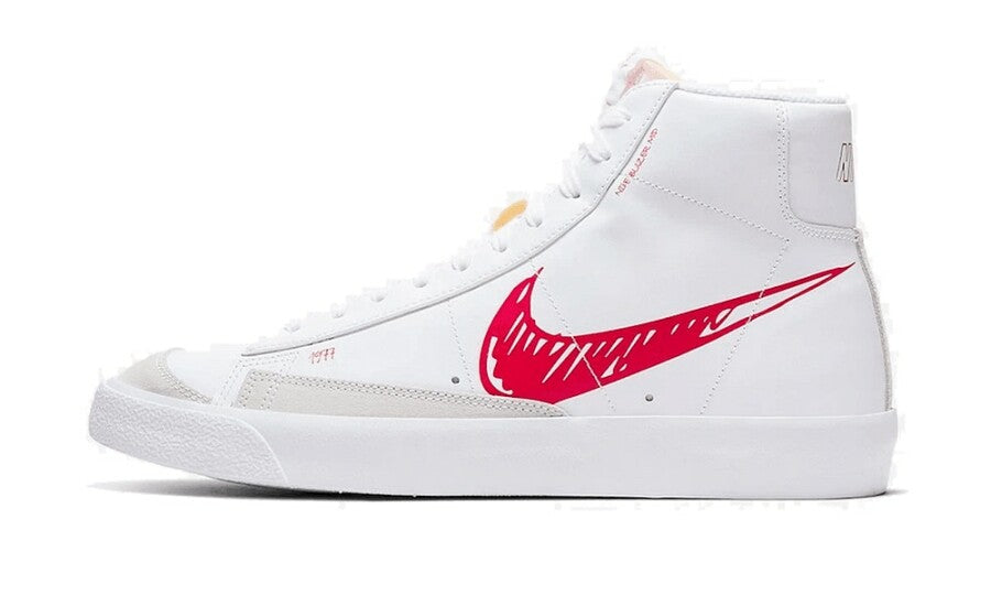 Nike Blazer Mid 77 Sketch White Red