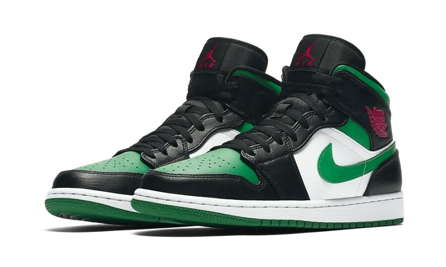 Jordan 1 Mid Green Toe