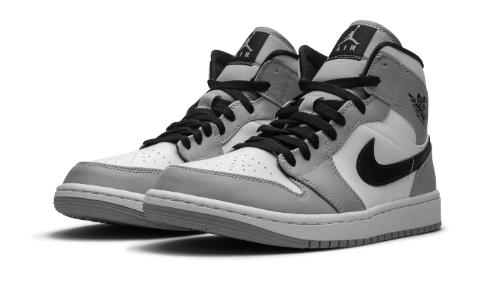 Jordan 1 Mid Light Smoke Grey