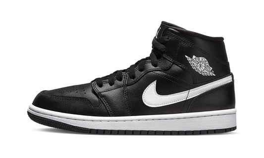 Jordan 1 Mid Black White (Women's)